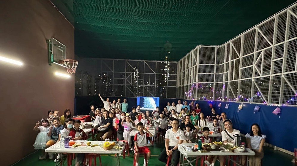 濠小親子觀星慶中秋