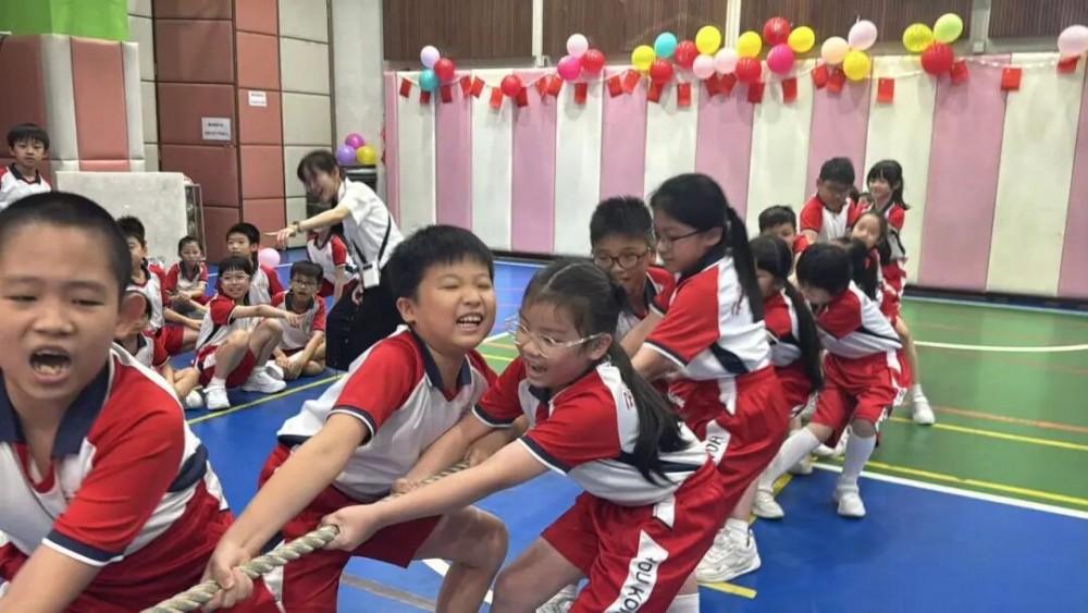 凝心聚力展風采，拔河競技顯活力 --濠小舉辦校園拔河比賽